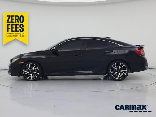 Black 2017 Honda Civic SI