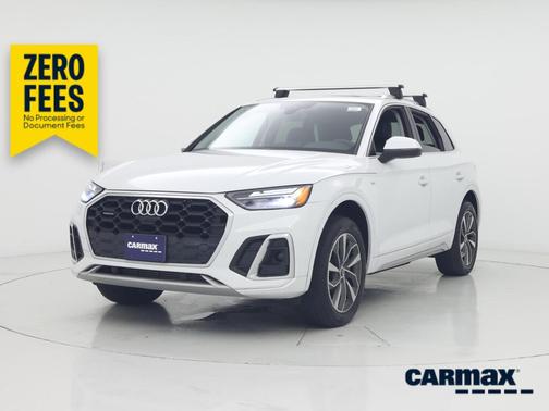 White 2022 Audi Q5 S-Line Premium Plus