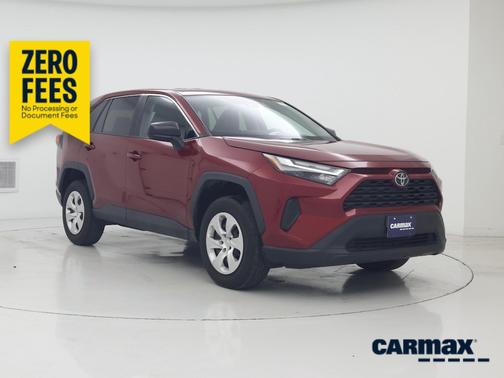 Red 2023 Toyota RAV4 LE