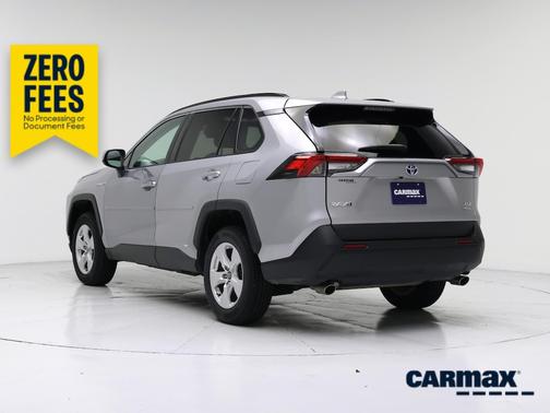 Silver 2020 Toyota RAV4 Hybrid XLE