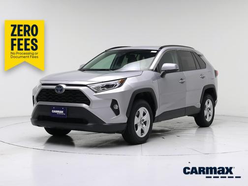 Silver 2020 Toyota RAV4 Hybrid XLE