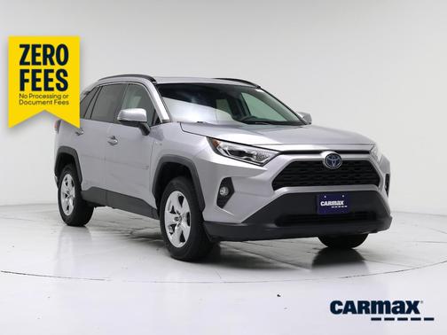 Silver 2020 Toyota RAV4 Hybrid XLE