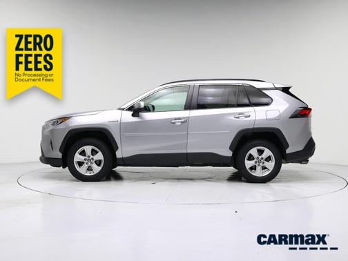 Silver 2020 Toyota RAV4 Hybrid XLE