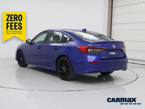 Blue 2024 Honda Civic Sport