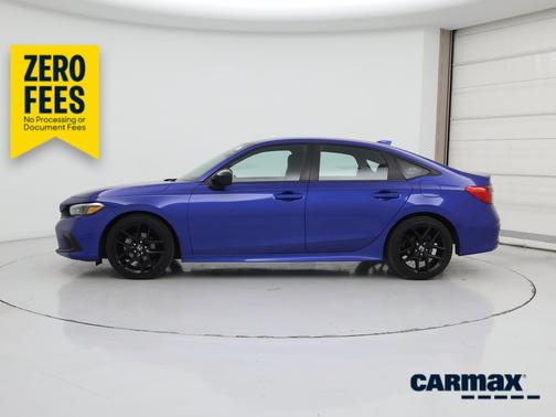 Blue 2024 Honda Civic Sport