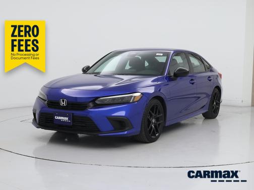 Blue 2024 Honda Civic Sport