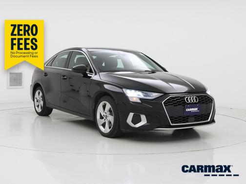 Black 2022 Audi A3 Premium