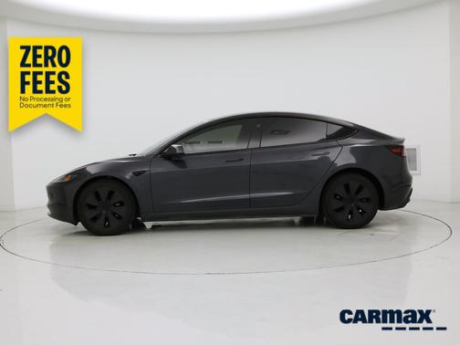 Black 2025 Tesla Model 3 Long Range
