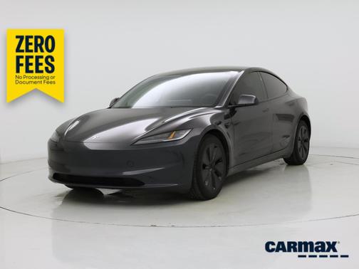 Black 2025 Tesla Model 3 Long Range