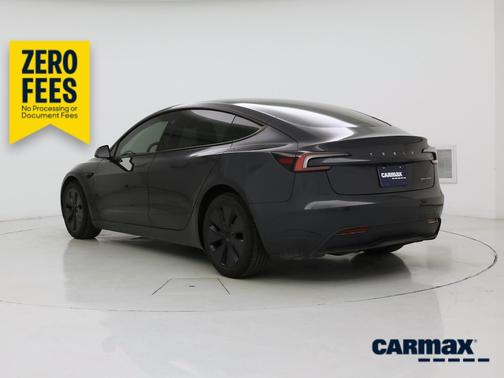 Black 2025 Tesla Model 3 Long Range