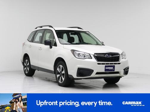 White 2018 Subaru Forester 2.5I