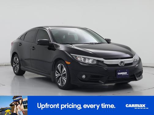 Black 2017 Honda Civic EX-T
