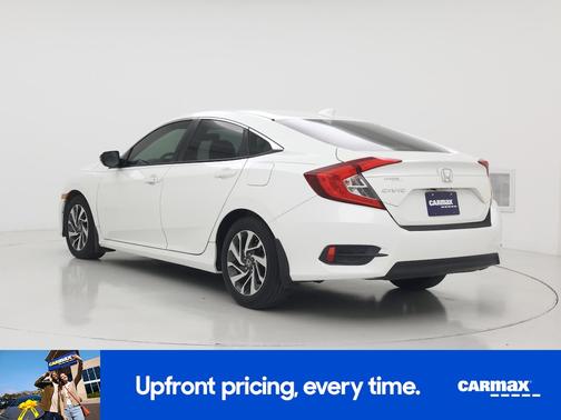 White 2018 Honda Civic EX