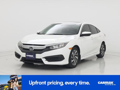 White 2018 Honda Civic EX