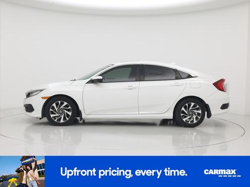 White 2018 Honda Civic EX