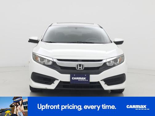 White 2018 Honda Civic EX