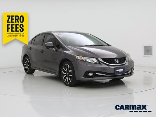 Gray 2015 Honda Civic EX-L
