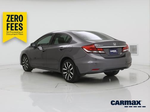 Gray 2015 Honda Civic EX-L