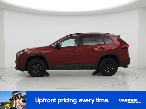 Burgundy 2021 Toyota RAV4 LE
