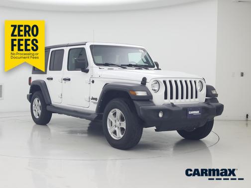 White 2021 Jeep Wrangler Unlimited Sport S