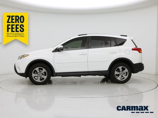 White 2015 Toyota RAV4 XLE