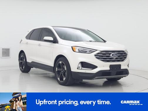 White 2019 Ford Edge Titanium