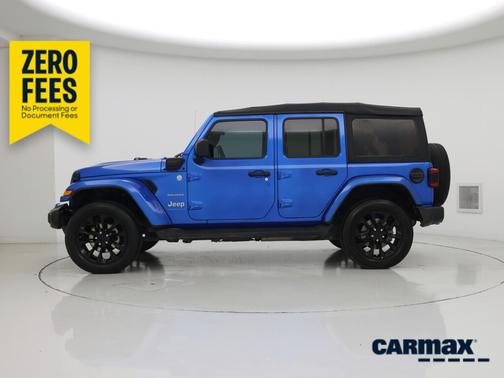 Blue 2023 Jeep Wrangler 4xe Unlimited Sahara