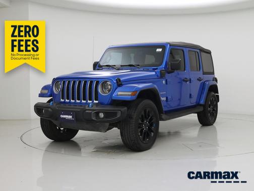 Blue 2023 Jeep Wrangler 4xe Unlimited Sahara