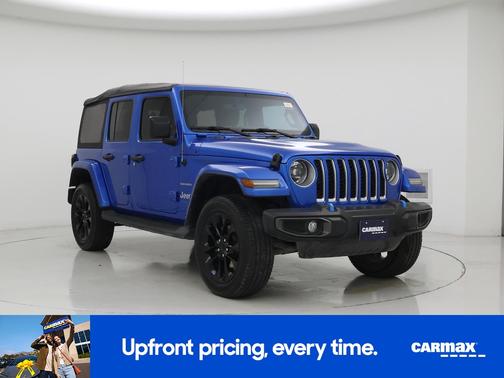 Blue 2023 Jeep Wrangler 4xe Unlimited Sahara