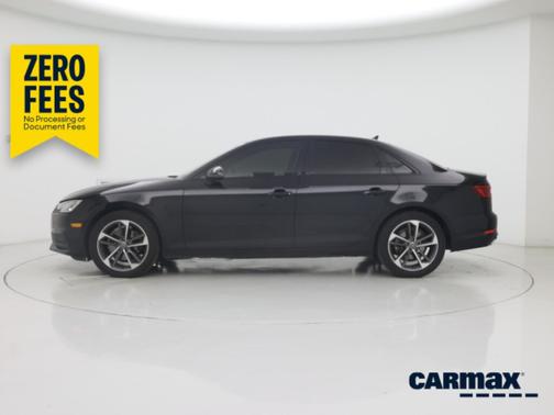Black 2019 Audi A4 Premium