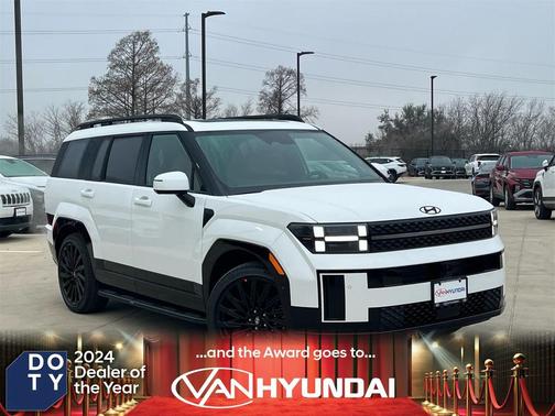 Serenity White 2026 Hyundai SANTA FE Calligraphy SUV