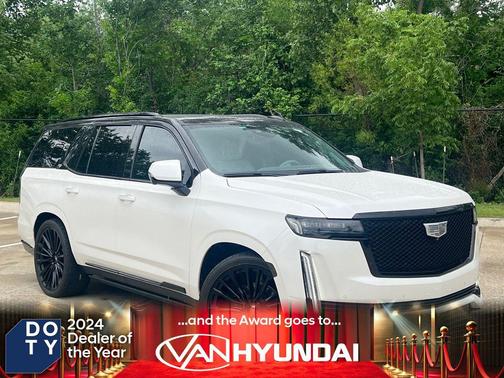 Crystal White Tricoat 2022 Cadillac Escalade Sport Platinum