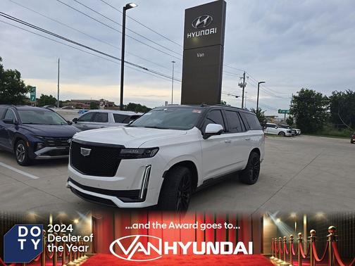 Crystal White Tricoat 2022 Cadillac Escalade Sport Platinum
