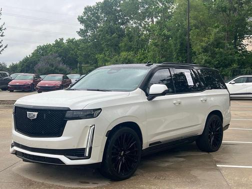 Crystal White Tricoat 2022 Cadillac Escalade Sport Platinum