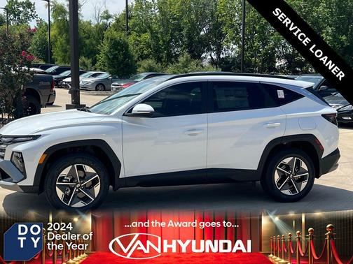 Creamy White Pearl 2025 Hyundai TUCSON Hybrid SEL Convenience