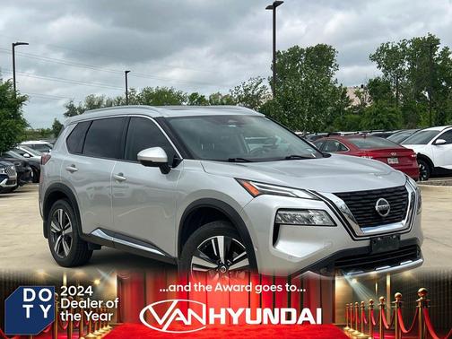 Brilliant Silver Metallic 2021 Nissan Rogue Platinum