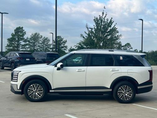Creamy White Pearl 2026 Hyundai Palisade Hybrid SEL Premium 7P