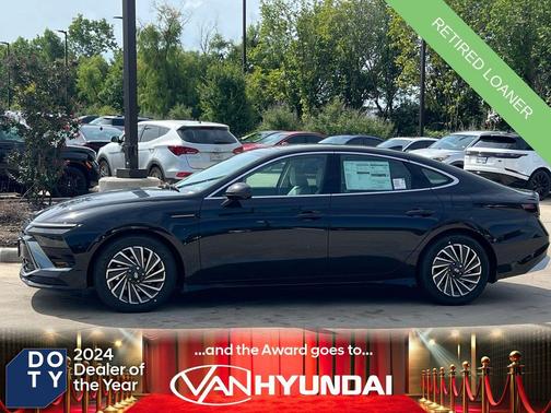 Carbon Blue 2025 Hyundai SONATA Hybrid Limited