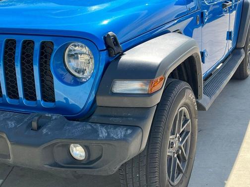 Hydro Blue Pearlcoat 2024 Jeep Wrangler Sport S