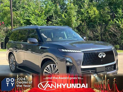 Anthracite Gray 2025 INFINITI QX80 Luxe