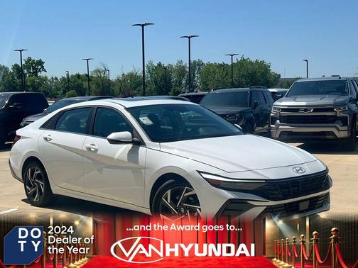 Serenity White 2025 Hyundai ELANTRA Limited