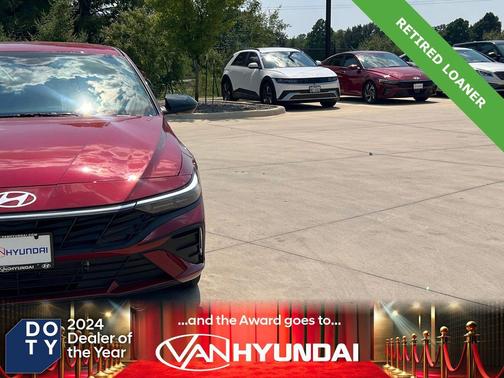 Ultimate Red 2025 Hyundai ELANTRA HEV SEL Sport