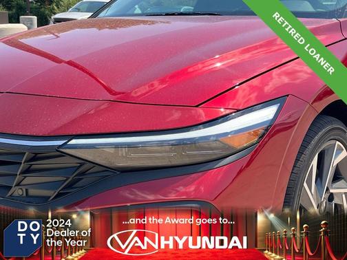 Ultimate Red 2025 Hyundai ELANTRA HEV SEL Sport