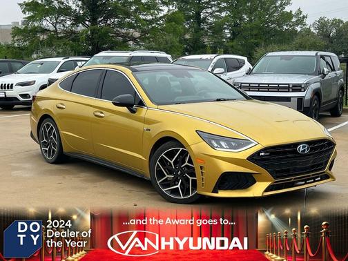 Glowing Yellow 2021 Hyundai SONATA N Line