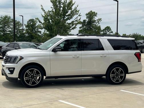 White Platinum Metallic Tri-Coat 2019 Ford Expedition Max Limited