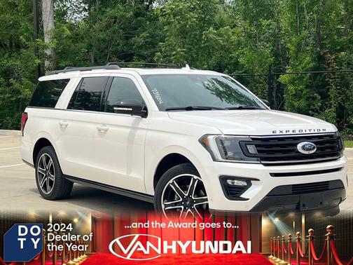 White Platinum Metallic Tri-Coat 2019 Ford Expedition Max Limited