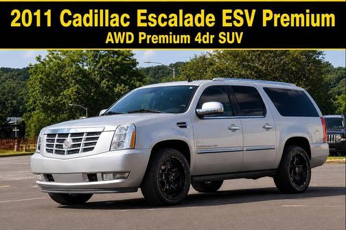 Silver Lining Metallic 2011 Cadillac Escalade ESV Premium