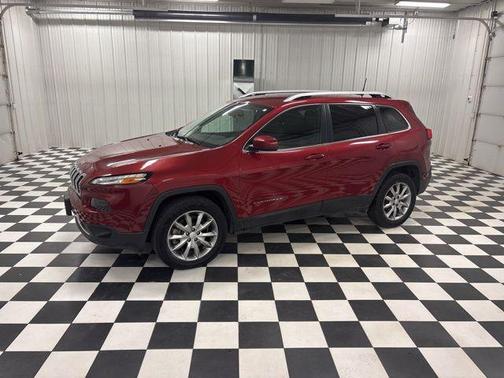 Deep Cherry Red Crystal Pearlcoat 2017 Jeep Cherokee Limited