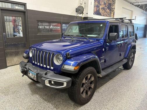 Ocean Blue Metallic 2019 Jeep Wrangler Unlimited Sahara