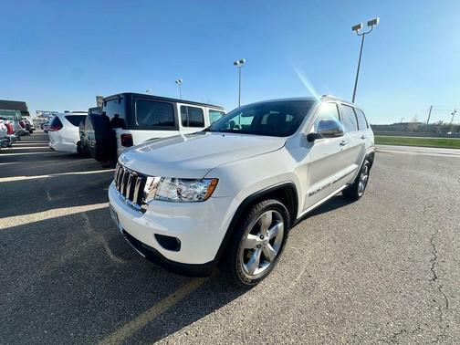 Stone White Clearcoat 2012 Jeep Grand Cherokee Limited